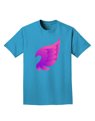 Cute Single Angel Wing Adult Dark T-Shirt-Mens T-Shirt-TooLoud-Turquoise-Small-Davson Sales