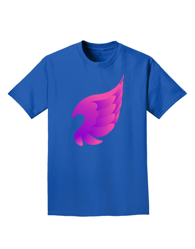 Cute Single Angel Wing Adult Dark T-Shirt-Mens T-Shirt-TooLoud-Royal-Blue-Small-Davson Sales