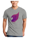 Cute Single Angel Wing Adult V-Neck T-shirt-Mens V-Neck T-Shirt-TooLoud-HeatherGray-Small-Davson Sales