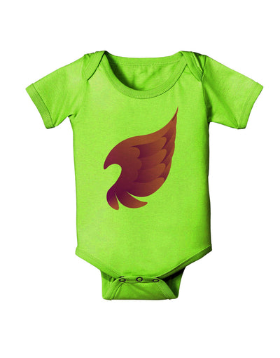 Cute Single Angel Wing Baby Romper Bodysuit-Baby Romper-TooLoud-Lime-Green-06-Months-Davson Sales