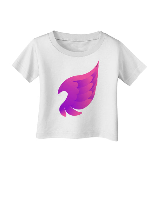 Cute Single Angel Wing Infant T-Shirt-Infant T-Shirt-TooLoud-White-06-Months-Davson Sales