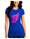 Cute Single Angel Wing Juniors Crew Dark T-Shirt-T-Shirts Juniors Tops-TooLoud-Royal-Blue-Juniors Fitted Small-Davson Sales