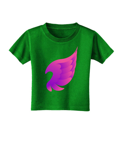 Cute Single Angel Wing Toddler T-Shirt Dark-Toddler T-Shirt-TooLoud-Royal-Blue-2T-Davson Sales