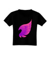 Cute Single Angel Wing Toddler T-Shirt Dark-Toddler T-Shirt-TooLoud-Black-2T-Davson Sales