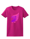 Cute Single Angel Wing Womens Dark T-Shirt-TooLoud-Hot-Pink-Small-Davson Sales