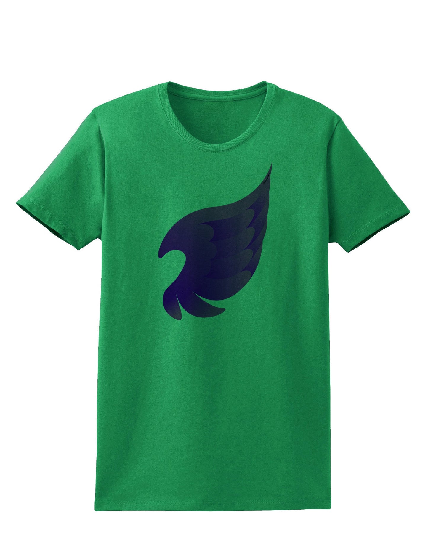 Cute Single Angel Wing Womens T-Shirt-Womens T-Shirt-TooLoud-Kelly-Green-X-Small-Davson Sales