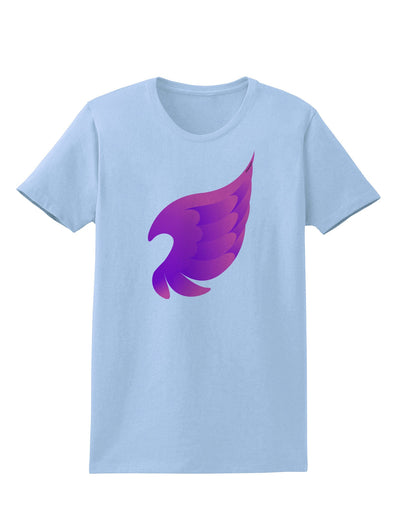 Cute Single Angel Wing Womens T-Shirt-Womens T-Shirt-TooLoud-Light-Blue-X-Small-Davson Sales