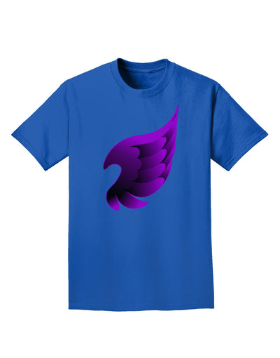 Cute Single Dark Angel Wing Black and Purple Adult Dark T-Shirt-Mens T-Shirt-TooLoud-Royal-Blue-Small-Davson Sales