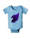 Cute Single Dark Angel Wing Black and Purple Baby Romper Bodysuit-Baby Romper-TooLoud-Light-Blue-06-Months-Davson Sales