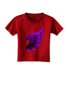 Cute Single Dark Angel Wing Black and Purple Toddler T-Shirt Dark-Toddler T-Shirt-TooLoud-Clover-Green-2T-Davson Sales