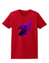 Cute Single Dark Angel Wing Black and Purple Womens Dark T-Shirt-TooLoud-Red-X-Small-Davson Sales