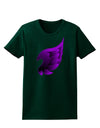 Cute Single Dark Angel Wing Black and Purple Womens Dark T-Shirt-TooLoud-Forest-Green-Small-Davson Sales