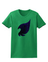 Cute Single Dark Angel Wing Black and Purple Womens T-Shirt-Womens T-Shirt-TooLoud-Kelly-Green-X-Small-Davson Sales