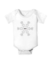 Cute Snowflake Christmas Baby Romper Bodysuit-Baby Romper-TooLoud-White-06-Months-Davson Sales