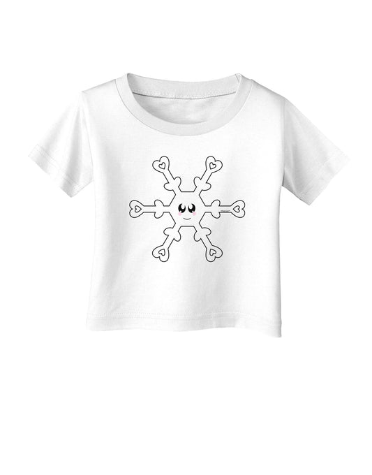 Cute Snowflake Christmas Infant T-Shirt-Infant T-Shirt-TooLoud-White-06-Months-Davson Sales