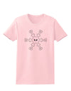 Cute Snowflake Christmas Womens T-Shirt-Womens T-Shirt-TooLoud-PalePink-X-Small-Davson Sales