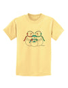 Cute Snowman Family with Boy Childrens T-Shirt by TooLoud-Childrens T-Shirt-TooLoud-Daffodil-Yellow-X-Small-Davson Sales