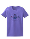 Cute Snowman Family with Boy Womens T-Shirt by TooLoud-Womens T-Shirt-TooLoud-Violet-X-Small-Davson Sales