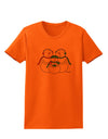 Cute Snowman Family with Boy Womens T-Shirt by TooLoud-Womens T-Shirt-TooLoud-Orange-X-Small-Davson Sales