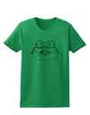 Cute Snowman Family with Boy Womens T-Shirt by TooLoud-Womens T-Shirt-TooLoud-Kelly-Green-X-Small-Davson Sales