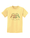 Cute Snowman Family with Girl Childrens T-Shirt by TooLoud-Childrens T-Shirt-TooLoud-Daffodil-Yellow-X-Small-Davson Sales