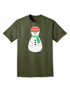 Cute Snowman Matryoshka Nesting Doll - Christmas Adult Dark T-Shirt-Mens T-Shirt-TooLoud-Military-Green-Small-Davson Sales