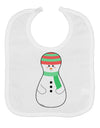 Cute Snowman Matryoshka Nesting Doll - Christmas Baby Bib