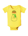 Cute Snowman Matryoshka Nesting Doll - Christmas Baby Romper Bodysuit-Baby Romper-TooLoud-Yellow-06-Months-Davson Sales