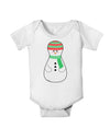 Cute Snowman Matryoshka Nesting Doll - Christmas Baby Romper Bodysuit-Baby Romper-TooLoud-White-06-Months-Davson Sales