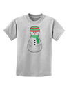 Cute Snowman Matryoshka Nesting Doll - Christmas Childrens T-Shirt-Childrens T-Shirt-TooLoud-AshGray-X-Small-Davson Sales