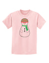 Cute Snowman Matryoshka Nesting Doll - Christmas Childrens T-Shirt-Childrens T-Shirt-TooLoud-PalePink-X-Small-Davson Sales