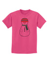 Cute Snowman Matryoshka Nesting Doll - Christmas Childrens T-Shirt-Childrens T-Shirt-TooLoud-Sangria-X-Small-Davson Sales