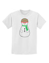 Cute Snowman Matryoshka Nesting Doll - Christmas Childrens T-Shirt-Childrens T-Shirt-TooLoud-White-X-Small-Davson Sales