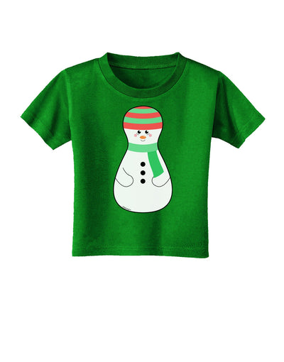 Cute Snowman Matryoshka Nesting Doll - Christmas Toddler T-Shirt Dark-Toddler T-Shirt-TooLoud-Royal-Blue-2T-Davson Sales