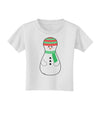 Cute Snowman Matryoshka Nesting Doll - Christmas Toddler T-Shirt-Toddler T-Shirt-TooLoud-White-2T-Davson Sales