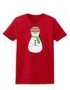 Cute Snowman Matryoshka Nesting Doll - Christmas Womens Dark T-Shirt-TooLoud-Red-X-Small-Davson Sales