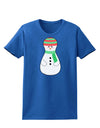 Cute Snowman Matryoshka Nesting Doll - Christmas Womens Dark T-Shirt-TooLoud-Royal-Blue-X-Small-Davson Sales