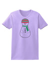 Cute Snowman Matryoshka Nesting Doll - Christmas Womens T-Shirt-Womens T-Shirt-TooLoud-Lavender-X-Small-Davson Sales