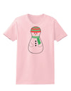 Cute Snowman Matryoshka Nesting Doll - Christmas Womens T-Shirt-Womens T-Shirt-TooLoud-PalePink-X-Small-Davson Sales
