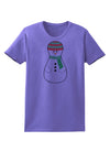 Cute Snowman Matryoshka Nesting Doll - Christmas Womens T-Shirt-Womens T-Shirt-TooLoud-Violet-X-Small-Davson Sales