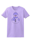 Cute Snowman With Hat and Scarf Christmas Womens T-Shirt-Womens T-Shirt-TooLoud-Lavender-X-Small-Davson Sales