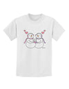 Cute Snowwoman Couple Childrens T-Shirt by TooLoud-Childrens T-Shirt-TooLoud-White-X-Small-Davson Sales