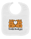 Cute Squirrels - I'm Nuts About You Baby Bib by TooLoud