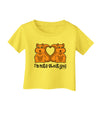 Cute Squirrels - I'm Nuts About You Infant T-Shirt by TooLoud-Infant T-Shirt-TooLoud-Yellow-06-Months-Davson Sales