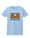 Cute Squirrels - I'm Nuts About You Womens T-Shirt by TooLoud-Womens T-Shirt-TooLoud-Light-Blue-X-Small-Davson Sales