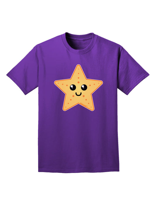 Cute Starfish Adult Dark T-Shirt by TooLoud-Mens T-Shirt-TooLoud-Purple-Small-Davson Sales