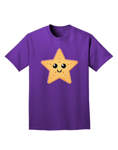 Cute Starfish Adult Dark T-Shirt by TooLoud-Mens T-Shirt-TooLoud-Purple-Small-Davson Sales