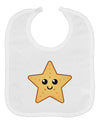 Cute Starfish Baby Bib by TooLoud