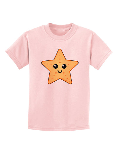 Cute Starfish Childrens T-Shirt by TooLoud-Childrens T-Shirt-TooLoud-PalePink-X-Small-Davson Sales