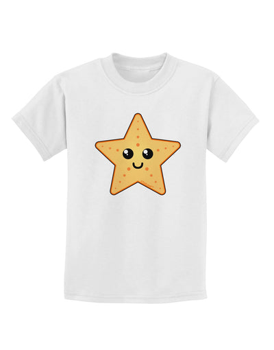 Cute Starfish Childrens T-Shirt by TooLoud-Childrens T-Shirt-TooLoud-White-X-Small-Davson Sales